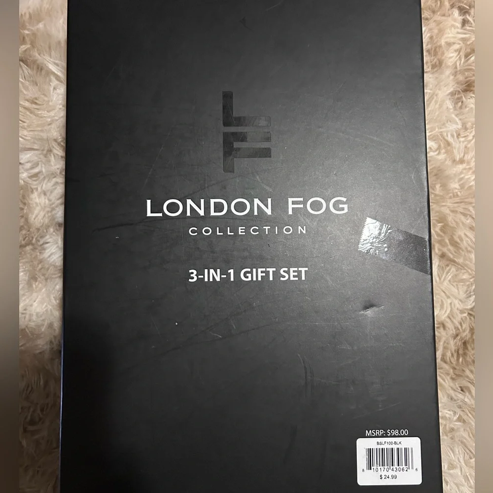 NEW Women’s Bundle -London Fog 3pc Gift Set Box, wallet scarf keychain + MORE